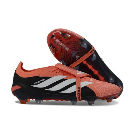 Botines Adidas Predator 26 Elite FT FG Naranja Negro Blanco