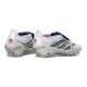 Botines Adidas Predator 26 Elite FT FG Blanco Plateada Azul