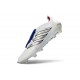 Botines Adidas Predator 26 Elite FT FG Blanco Plateada Azul