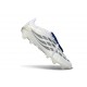 Botines Adidas Predator 26 Elite FT FG Blanco Plateada Azul