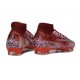 Zapatos Nike Zoom Mercurial Superfly 10 Elite FG Rojo Plateado