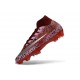 Zapatos Nike Zoom Mercurial Superfly 10 Elite FG Rojo Plateado