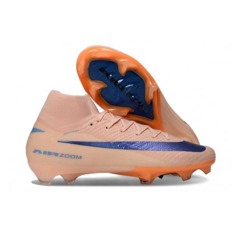 Zapatos Nike Zoom Mercurial Superfly 10 Elite FG Naranja Azul