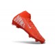 Zapatos Nike Zoom Mercurial Superfly 10 Elite FG Rojo Blanco