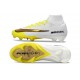 Zapatos Nike Zoom Mercurial Superfly 10 Elite FG Blanco Dorado Amarillo