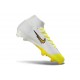 Zapatos Nike Zoom Mercurial Superfly 10 Elite FG Blanco Dorado Amarillo
