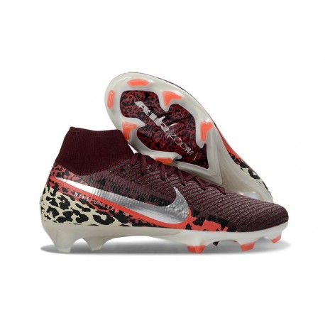 Zapatos Nike Zoom Mercurial Superfly 10 Elite FG Purpúrea Plateada