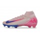 Zapatos Nike Zoom Mercurial Superfly 10 Elite FG Rosa Azul