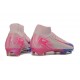 Zapatos Nike Zoom Mercurial Superfly 10 Elite FG Rosa Azul