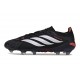 Botas Adidas Predator 26 Elite Low FG Negro Blanco Rojo