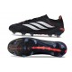 Botas Adidas Predator 26 Elite Low FG Negro Blanco Rojo