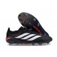 Botas Adidas Predator 26 Elite Low FG Negro Blanco Rojo