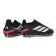 Botas Adidas Predator 26 Elite Low FG Negro Blanco Rojo