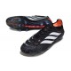 Botas Adidas Predator 26 Elite Low FG Negro Blanco Rojo