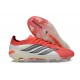 Botas Adidas Predator 26 Elite Low FG Rojo Lúcido Negro Ftwr Blanco