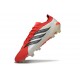 Botas Adidas Predator 26 Elite Low FG Rojo Lúcido Negro Ftwr Blanco