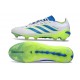 Botas Adidas Predator 26 Elite Low FG Blanco Azul