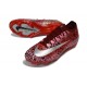 Nike Mercurial Vapor 16 Elite FG Botas de Fútbol Rojo Plateado