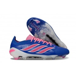 Botas Adidas Predator 26 Elite Low FG Azul Rosa