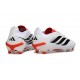 Botas Adidas Predator 26 Elite Low FG Blanco Negro Rojo