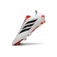 Botas Adidas Predator 26 Elite Low FG Blanco Negro Rojo