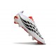 Botas Adidas Predator 26 Elite Low FG Blanco Negro Rojo