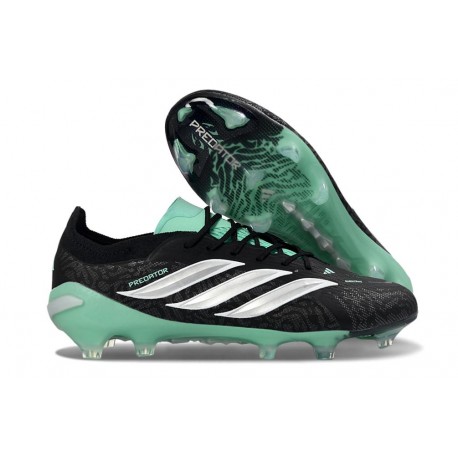 Botas Adidas Predator 26 Elite Low FG Negro Verde Blanco