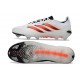 Botas Adidas Predator 26 Elite Low FG Blanco Rojo Negro