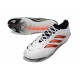 Botas Adidas Predator 26 Elite Low FG Blanco Rojo Negro