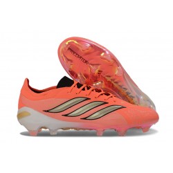 Zapatos de Fútbol Adidas Predator Elite FG Rojo Dorada