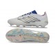Zapatos de Fútbol Adidas Predator Elite FG Blanco Azul