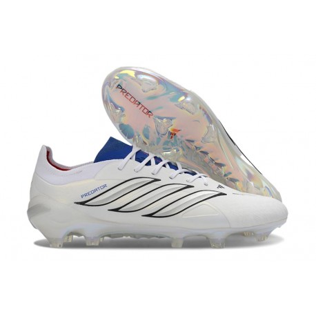 Zapatos de Fútbol Adidas Predator Elite FG Blanco Azul