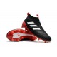 Zapatos de fútbol adidas Ace 17+ Purecontrol FG Negro Blanco Rojo