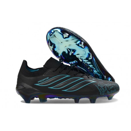 Zapatos de Fútbol Adidas Predator Elite FG Negro Azul