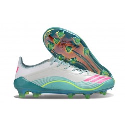 Tacos adidas F50 Elite FG X Messi Ftwr Blanco Rosa Lúcido Flash Agua