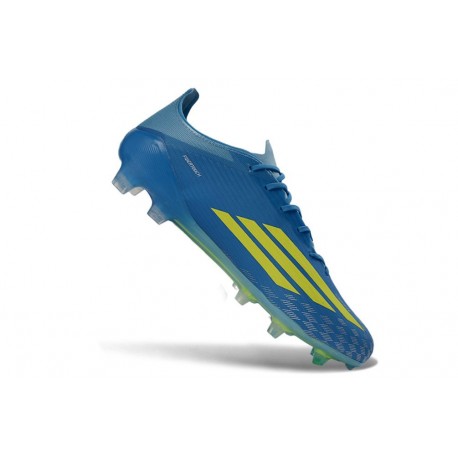 adidas F50 Elite FG X MESSI Azul Royal Amarillo Solar Semi Azul Burst