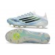 Tacos de Futbol adidas F50 Elite FG Blanco Azul Negro