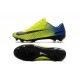 Nuevo Zapatillas de fútbol - Nike Mercurial Vapor XI FG Amarillo Negro Azul