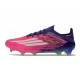 Tacos de Futbol adidas F50 Elite FG Rosa Violeta Blanco