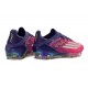 Tacos de Futbol adidas F50 Elite FG Rosa Violeta Blanco