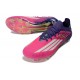 Tacos de Futbol adidas F50 Elite FG Rosa Violeta Blanco