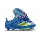 Zapatos de Fútbol adidas F50 + FG Azul Amarillo