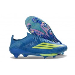 Zapatos de Fútbol adidas F50 + FG Azul Amarillo
