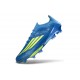 Zapatos de Fútbol adidas F50 + FG Azul Amarillo