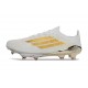 Zapatos de Fútbol adidas F50 + FG Blanco Dorada