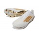 Zapatos de Fútbol adidas F50 + FG Blanco Dorada