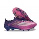 Zapatos de Fútbol adidas F50 + FG X LAMINE YAMAL Violeta Rosa Blanco