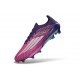 Zapatos de Fútbol adidas F50 + FG X LAMINE YAMAL Violeta Rosa Blanco