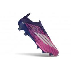 Zapatos de Fútbol adidas F50 + FG X LAMINE YAMAL Violeta Rosa Blanco
