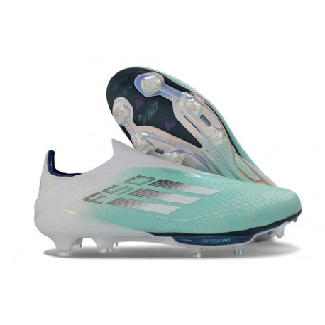 Botas de Futbol adidas F50 + LL FG Verde Plateado Blanco
